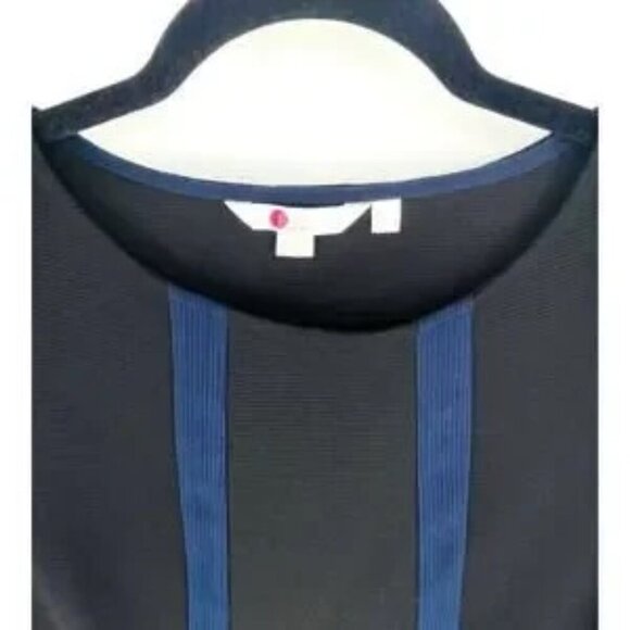 Boden Dress 4 Anita Ottoman NWOT Black and Blue Long Sleeves Mini - Picture 5 of 6